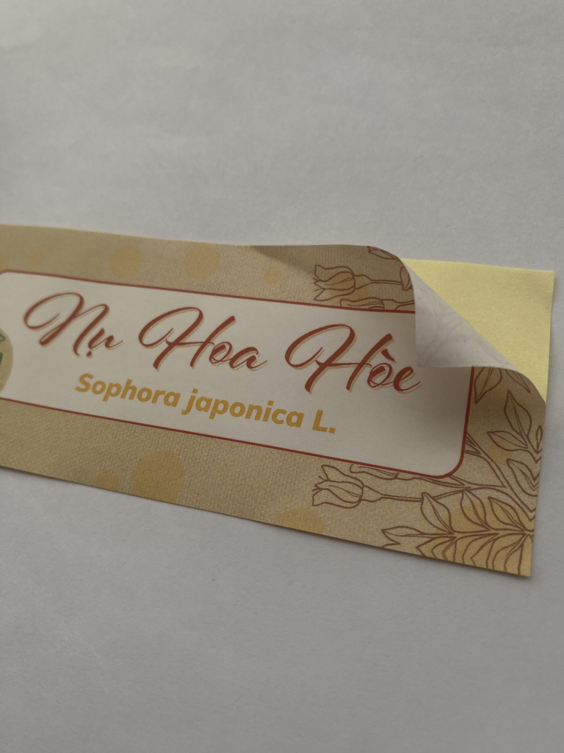 In Decal Giấy Kraft Vintage
