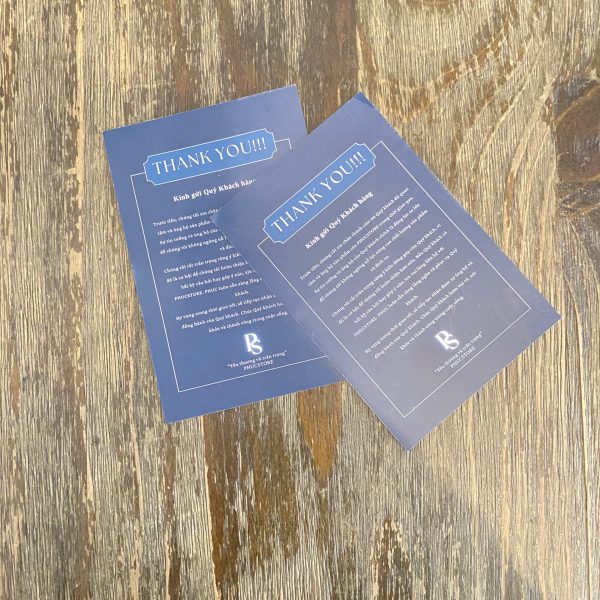 In Menu Nhựa PVC Chống Nước 100%