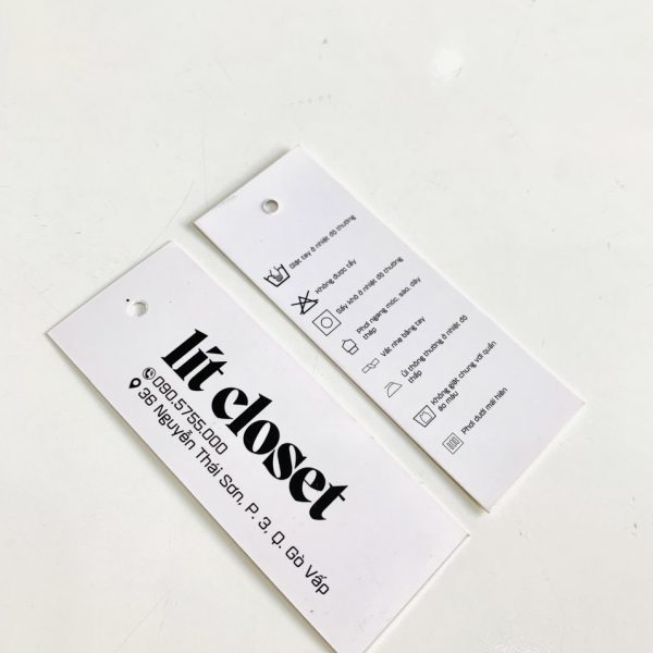 In Mác Chuyển Nhiệt Ép Cổ Áo (Heat Transfer Neck Label)